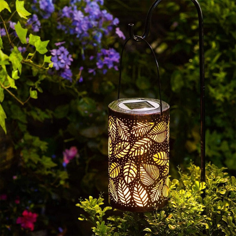 Jamila - Leaf Pattern Shadow Cast Lantern