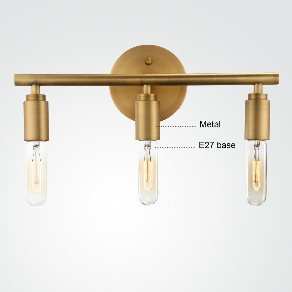 Modern Three-Bulb Vanity Light