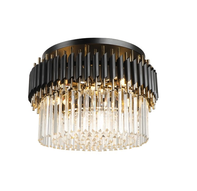 Ceriale | Grand Black Modern Crystal Ceiling Chandelier