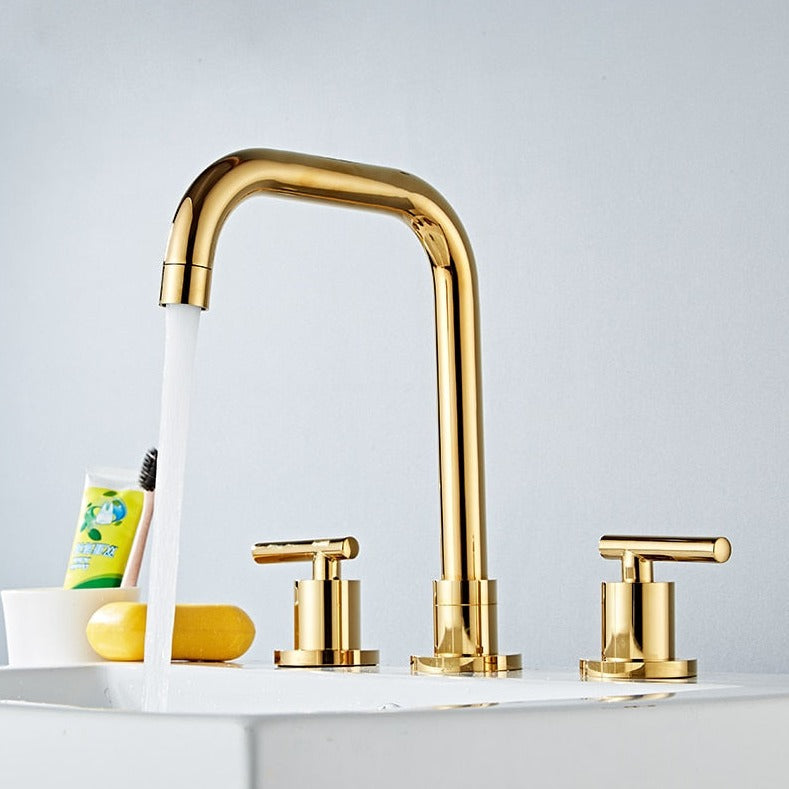 Theodore - Modern Three Hole Bathroom Faucet