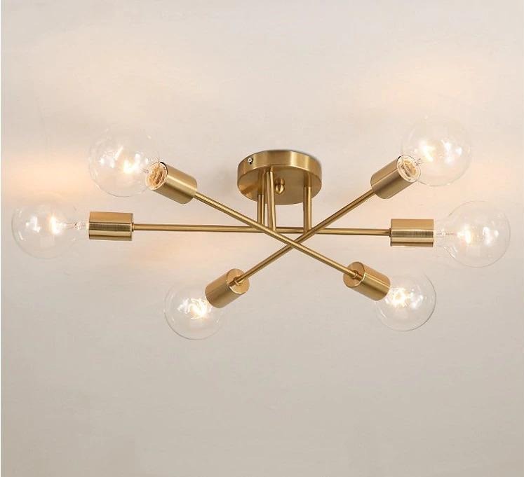 Sputnik - Modern Multi-Bulb Light Fixture