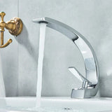 Modern Curved Bathroom Faucet