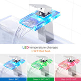 LED Temperature Color Changing Faucet