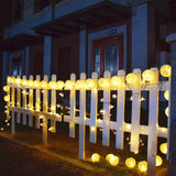 Solar Powered Outdoor Lantern String Lights