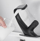 Felton - Modern Curved Bathroom Faucet