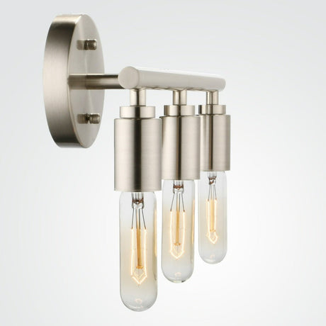 Modern Three-Bulb Vanity Light