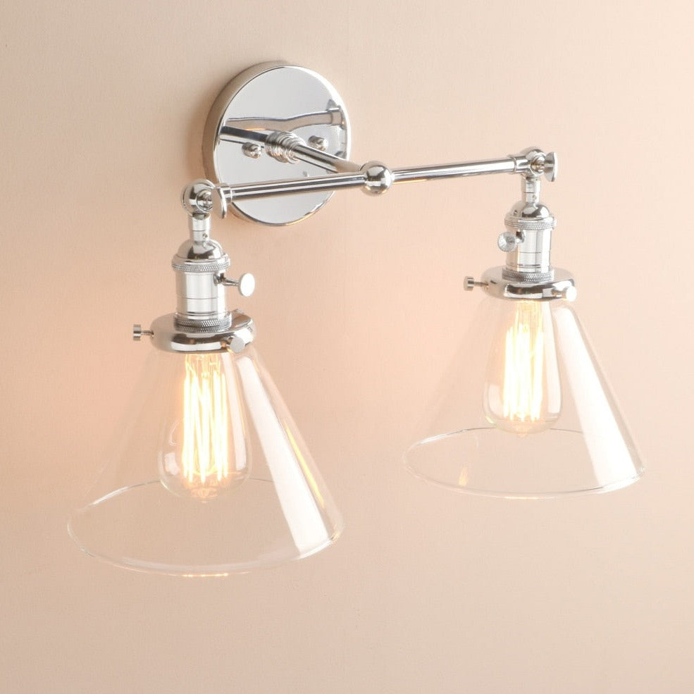 Two-Bulb Finley Vintage Wall Sconce