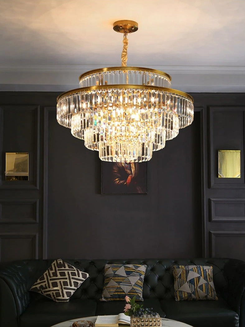 Modern Glass Crystal Chandelier