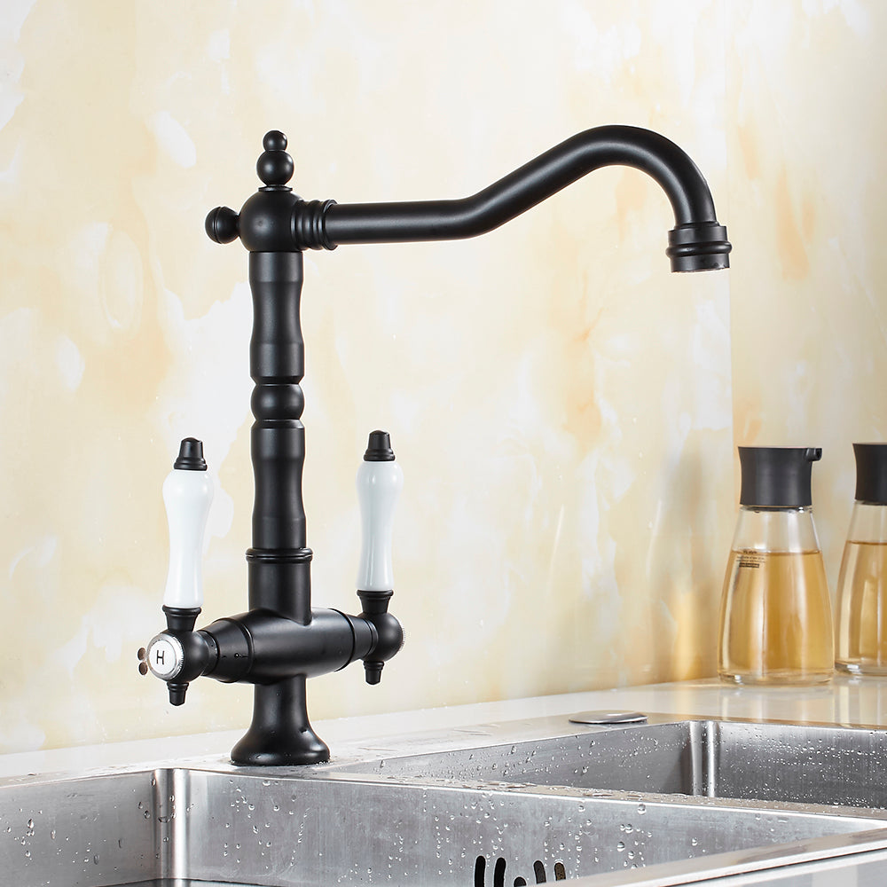 Vintage Brass Two-Handle Faucet