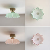 Glass Flower Ceiling & Pendant Lights