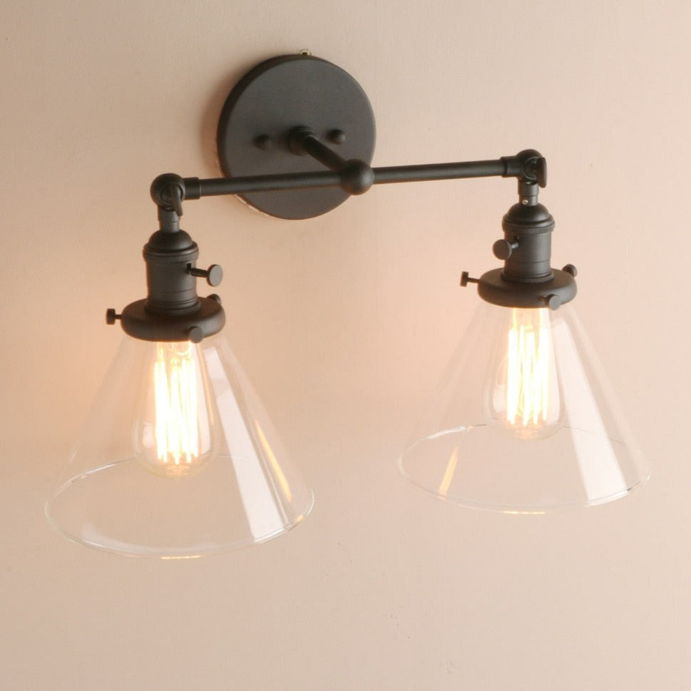 Two-Bulb Finley Vintage Wall Sconce