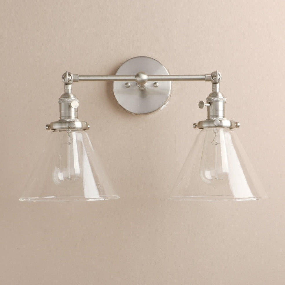 Two-Bulb Finley Vintage Wall Sconce