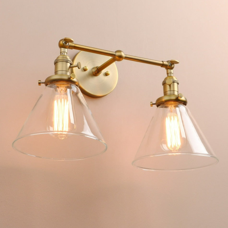 Two-Bulb Finley Vintage Wall Sconce