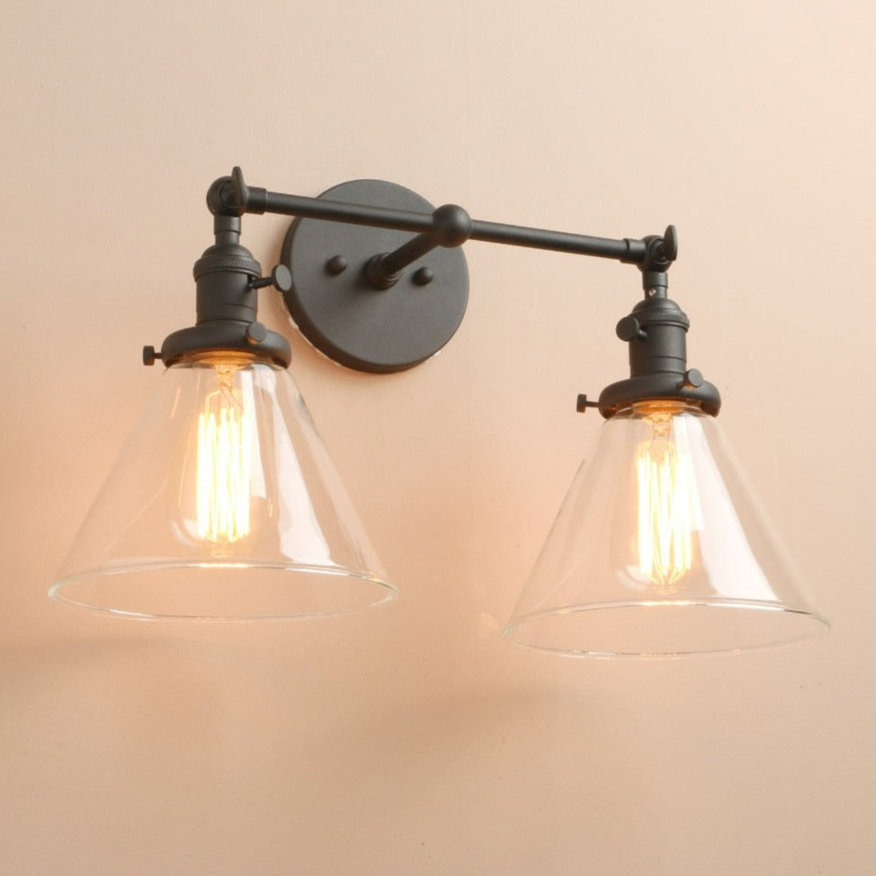 Two-Bulb Finley Vintage Wall Sconce