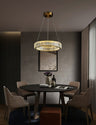 Harper - Modern Glass Crystal Ring Chandelier