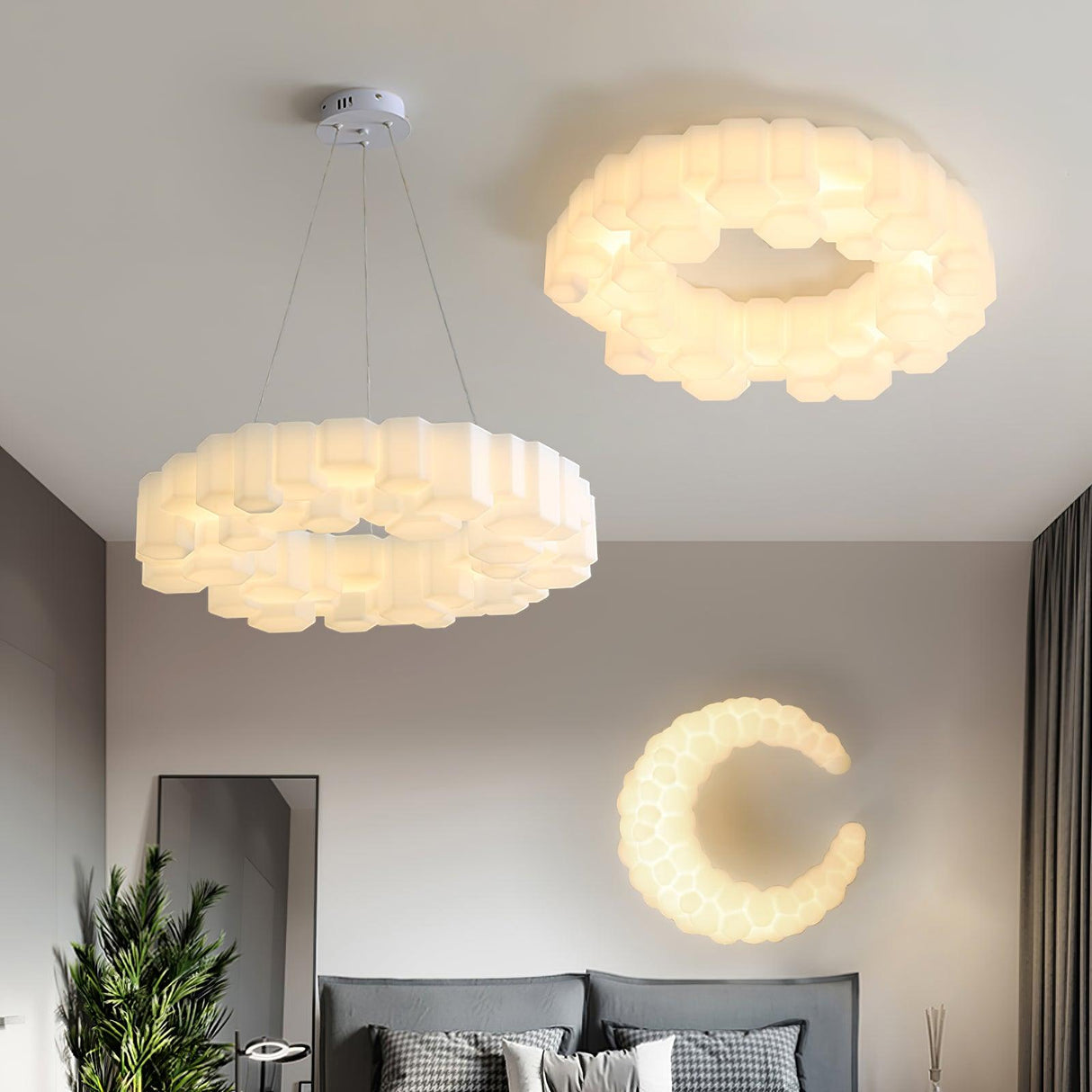 Honeycomb Ceiling Lamp