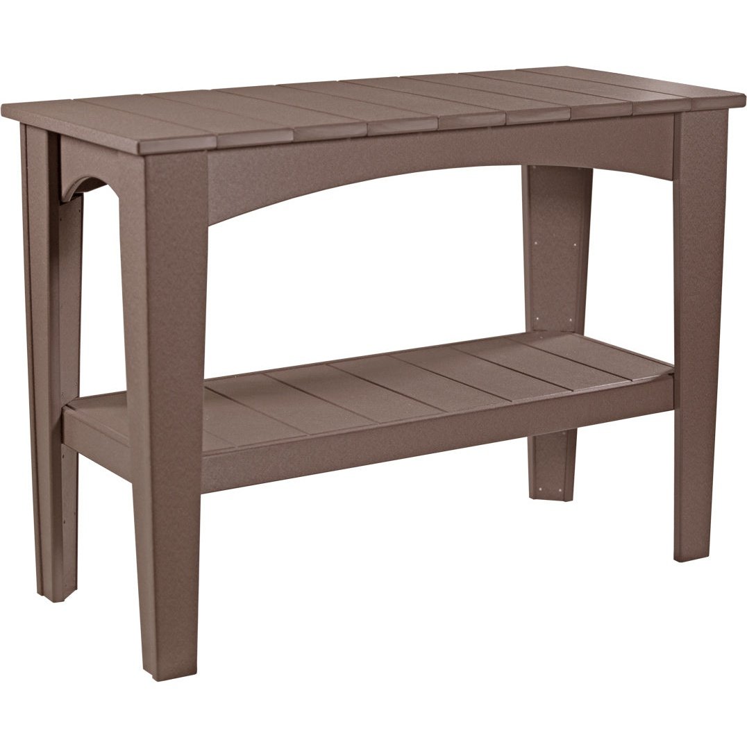 LuxCraft Outdoor Poly Island Buffet Table