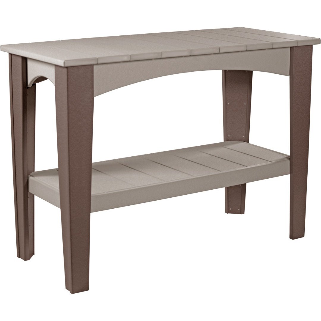 LuxCraft Outdoor Poly Island Buffet Table