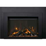 Sierra Flame INS-FM Electric Insert with Dual Steel Surround Fireplace