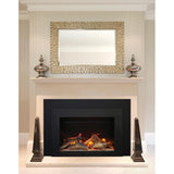 Sierra Flame INS-FM Electric Insert with Dual Steel Surround Fireplace