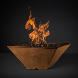 Slick Rock Concrete Ridgeline Series 29-Inch Square Fire Pit KRL29S