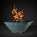 Slick Rock Concrete Ridgeline Series 29-Inch Square Fire Pit KRL29S