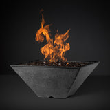 Slick Rock Concrete Ridgeline Series 29-Inch Square Fire Pit KRL29S