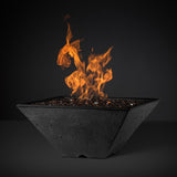 Slick Rock Concrete Ridgeline Series 29-Inch Square Fire Pit KRL29S