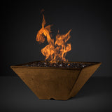 Slick Rock Concrete Ridgeline Series 29-Inch Square Fire Pit KRL29S