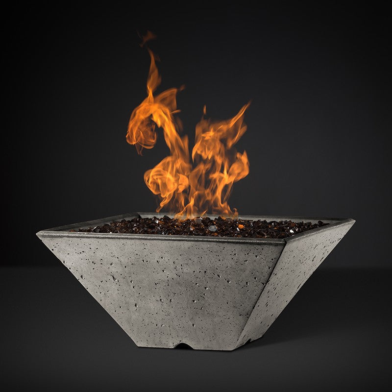 Slick Rock Concrete Ridgeline Series 29-Inch Square Fire Pit KRL29S