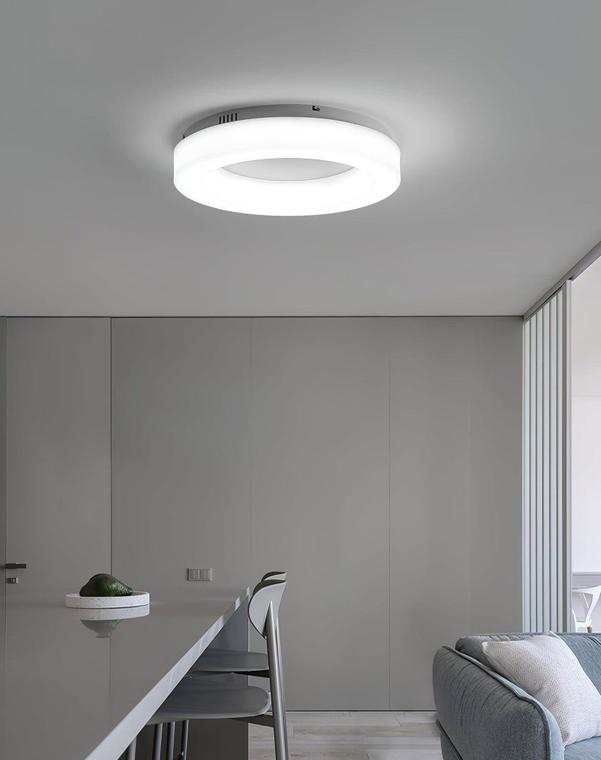 Knock Out Ceiling Light