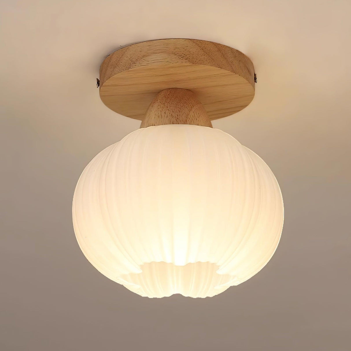 Large Flower Bag Ceiling Lamp