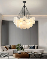 European Glass Chandelier