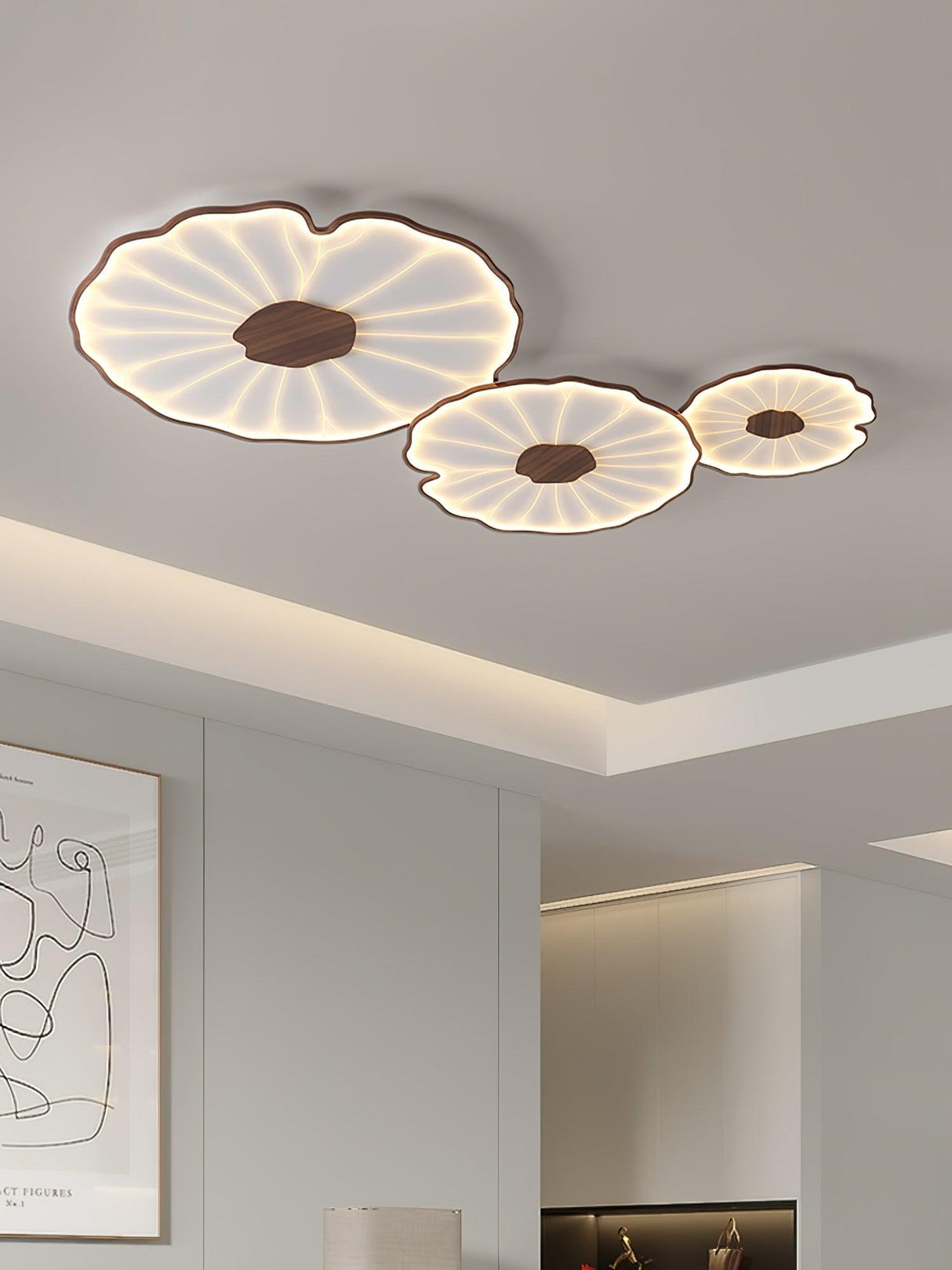 Lotus Leaf Acrylic Ceiling Lamp