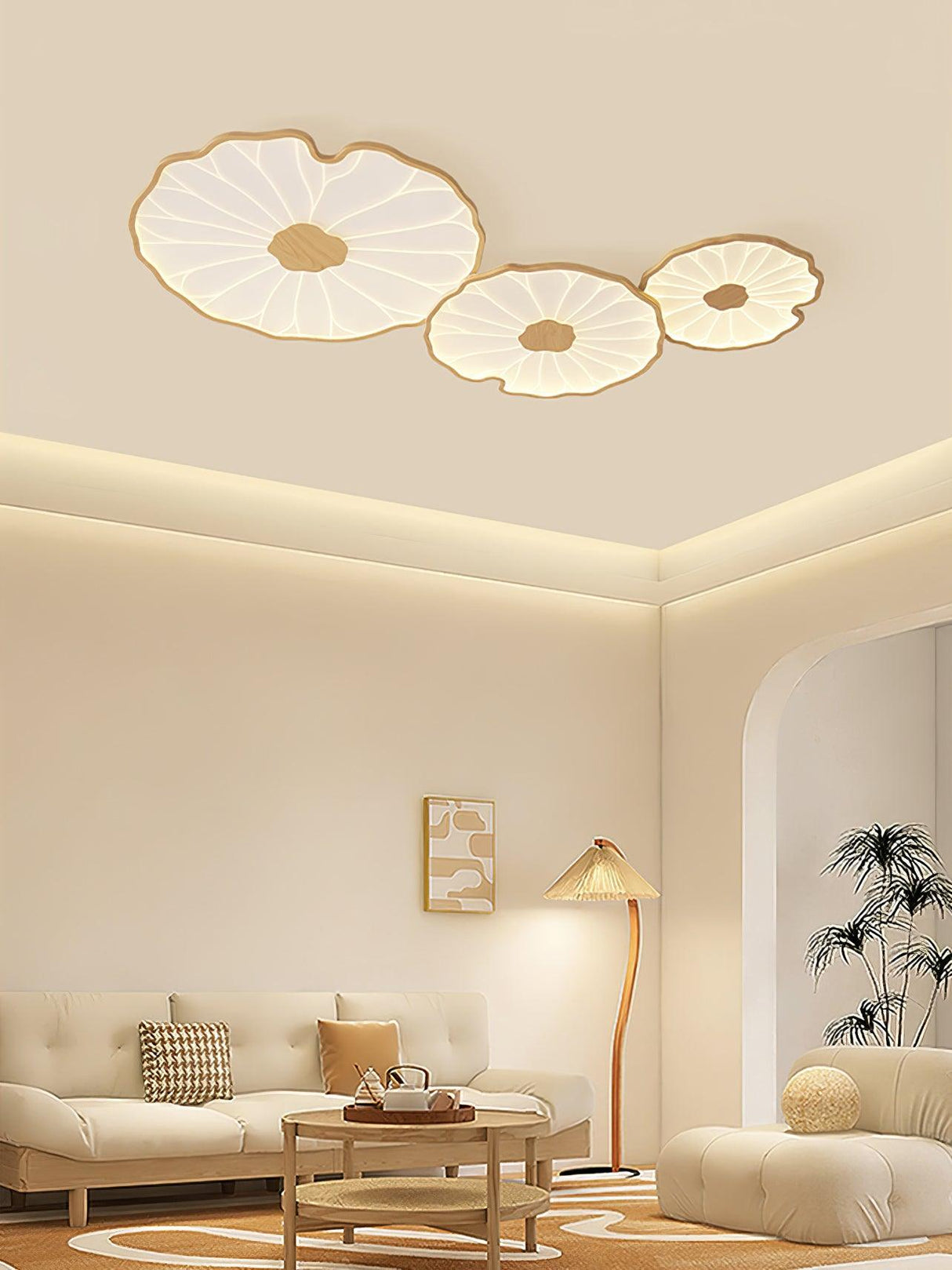 Lotus Leaf Acrylic Ceiling Lamp