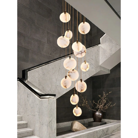 Amalfi | Marble Ring Chandelier