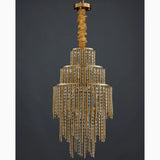 Point Antibes | Luxury Gold Chandelier With Crystal Balls