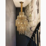 Point Antibes | Luxury Gold Chandelier With Crystal Balls