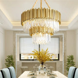 Beausoleil | Empire Gold Crystal Chandelier For Stairway