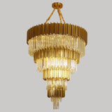 Beausoleil | Empire Gold Crystal Chandelier For Stairway