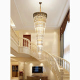 Belvédère | Royal Long Crystal Chandelier For Staircase