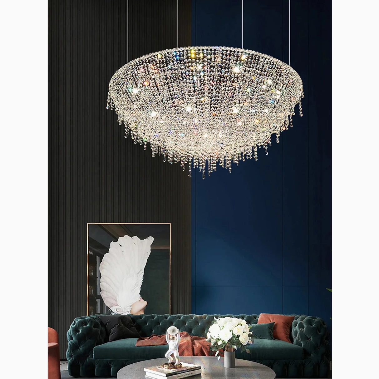 Bendejun | Luxury Brilliant Drops Crystal Chandelier