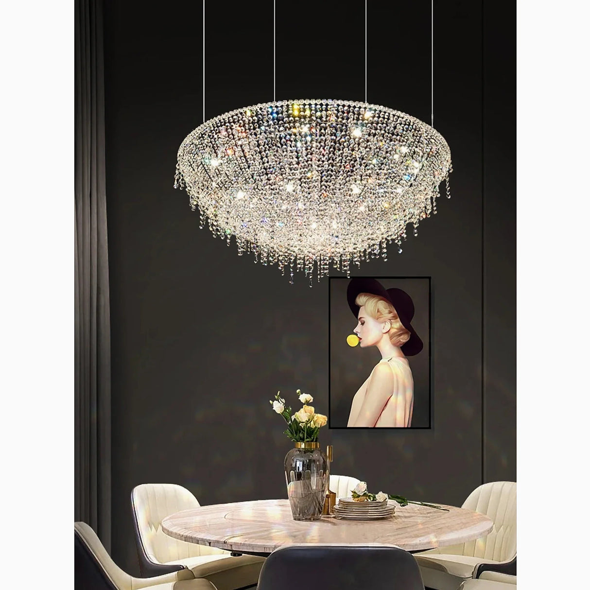 Bendejun | Luxury Brilliant Drops Crystal Chandelier