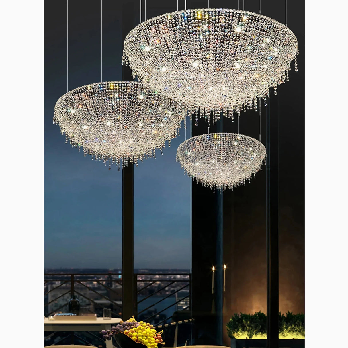 Bendejun | Luxury Brilliant Drops Crystal Chandelier