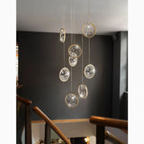 Bézaudun-les-Alpes | Gold Rings Crystal Chandelier