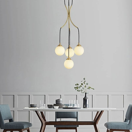 Cabris | Nordic Modern Long Glass Balls Chandelier