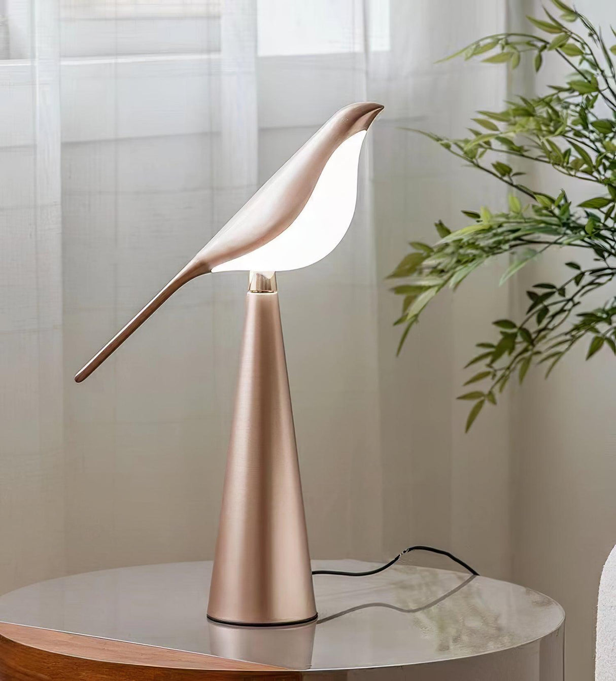 Bird Art Table Lamp