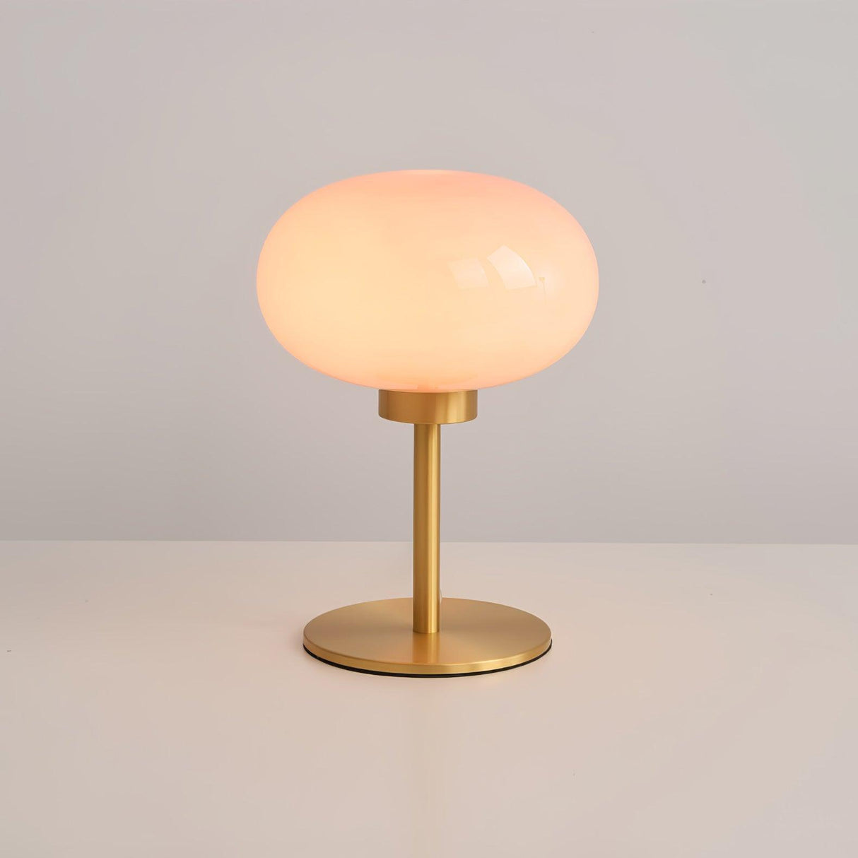 Marshmallow Brass Table Lamp