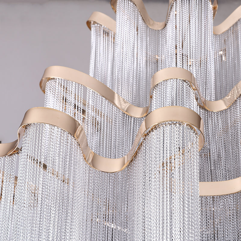 Singapore Luxury Chain Tassel Chandelier