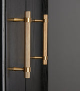 Modern Textured Brass Cabinet and Drawer Handles